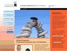 Tablet Screenshot of floridachiropractor.com